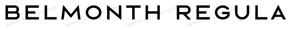 Belmonth Regular字体转换